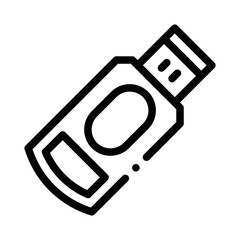 USB line icon