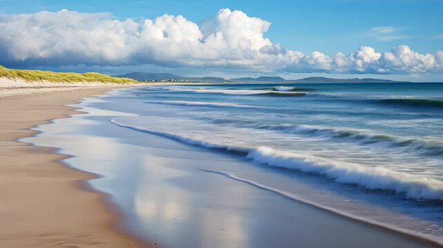 Beach with Waves