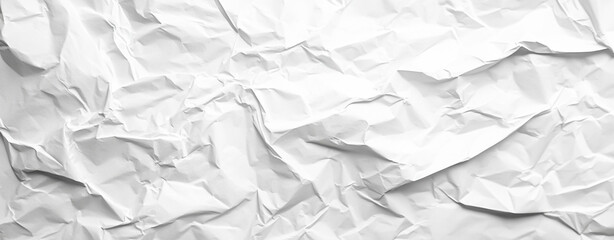 Fototapeta premium Minimalistic Crumpled Paper with Smooth Blank Areas and Natural Textures - Embracing Simplicity in Design