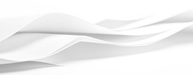 Obraz premium Crisp White Paper Texture with Elegant Folds and Shadows