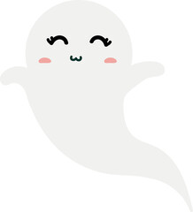 cute ghost cartoon , halloween