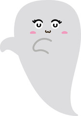 cute ghost cartoon , halloween