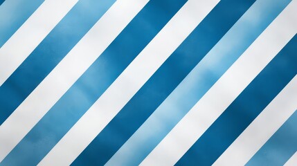 Obraz premium Diagonal Blue and White Stripes Abstract Background Texture