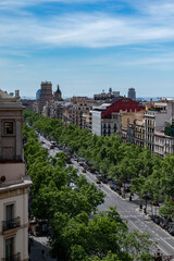 Fototapeta premium City View of Barcelona Spain