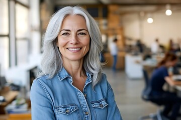 Female Executive Portrait in Office Wear