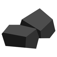 Black Charcoal Illustration