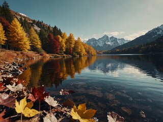 autumn in the mountains