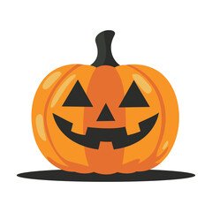 Jack O Lantern Halloween pumpkin	Vector Illustration