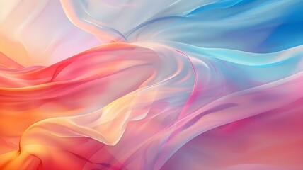Fototapeta premium Soft Abstract Flowing Light Waves
