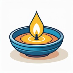 Happy Diwali diya lamp, Indian festival of lights