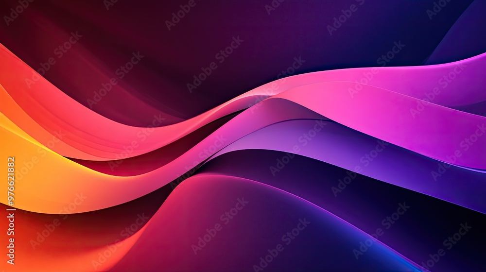 Poster gradient background with smooth color transitions.