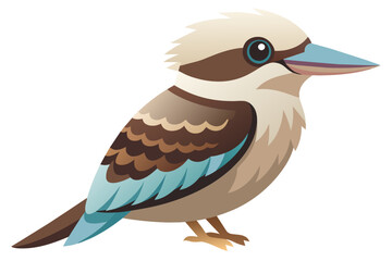 Obraz premium kookaburra Bird vector art and illustration