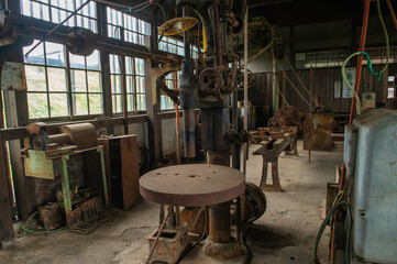 三池炭鉱万田坑「職場跡」