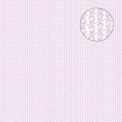 Vector wavy protective guilloche background grid with a pattern of knots