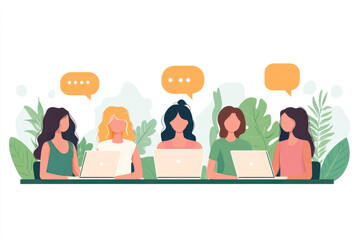 Colleagues who are talking in the office