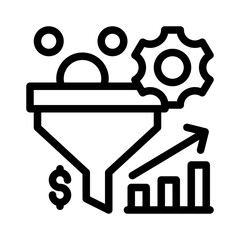 conversion line icon