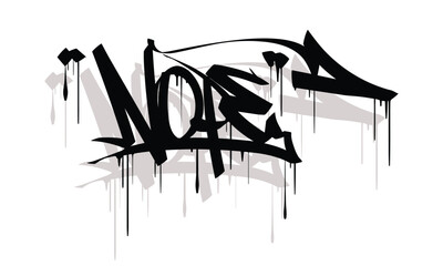 NOPE street art graffiti tag
