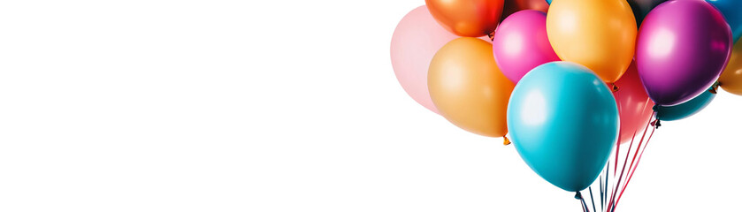 Colorful balloons in various shapes and sizes, perfect for celebrations, parties, and festive occasions to create a joyful atmosphere.