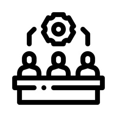 brainstorming line icon
