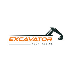 excavator logo template, perfect logo for business automotive industry