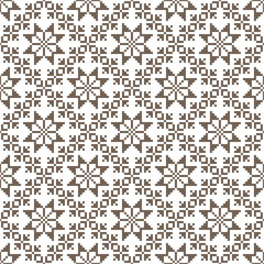 Seamless geometric abstract pattern with a modern Batik style