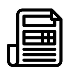 invoice line icon