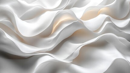 Fototapeta premium Minimalist Paper Texture Background with Subtle Light Folds Ideal for Elegant Designs and Presentations