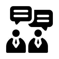 user feedback glyph icon