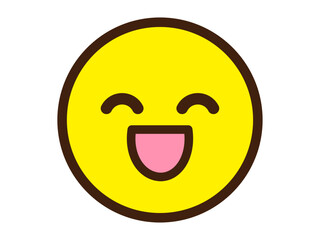 Fototapeta premium にこにこマークのイラスト素材