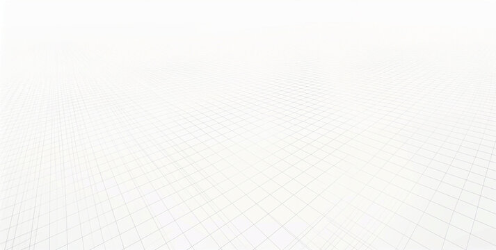 Abstract white and grey grid background.