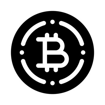 cryptocurrency glyph icon