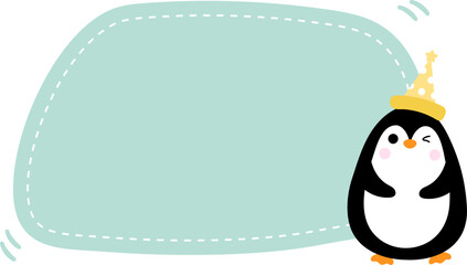 Cute Penguin Note Paper