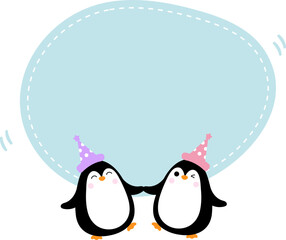 Cute Penguin Note Paper
