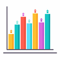 data visualization and infographics vectors, bar graphs, bar chart vectors, minimal horizontal