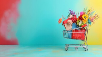 Black Friday checkout with flashing Limited Time Flash Sale alert, vibrant colors, dynamic layout, urgency in finalizing purchase, retail excitement