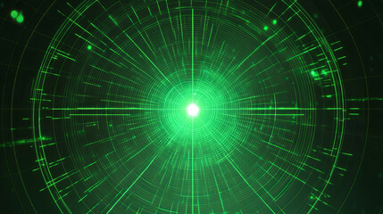 Green radar screen vector illustration, suitable for your design needs.