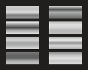 vector Silver squares collection