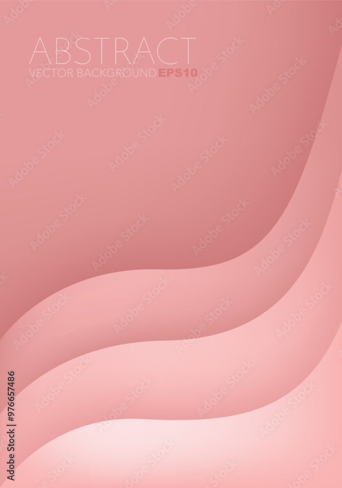 Poster graphic vector curve line overlap background for text and message design