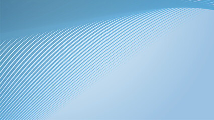Naklejka premium Baby Blue abstract background with stripes curve lines for backdrop or presentation
