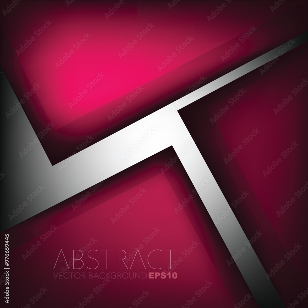 Poster graphic geometric triangle overlap vector layer background for text and message design