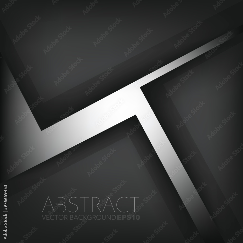 Poster graphic geometric triangle overlap vector layer background for text and message design