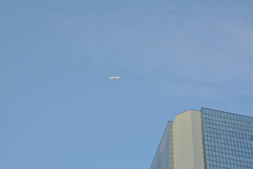 The plain in the sky