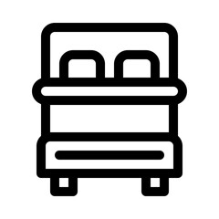 bed line icon
