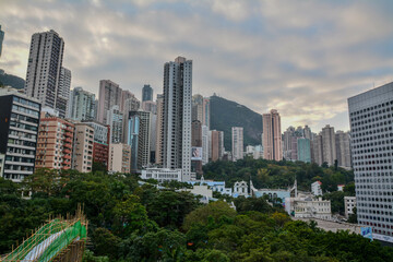 City view of Hong Kong