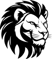 Lion sign. Design element for logo, label, emblem, sign.
