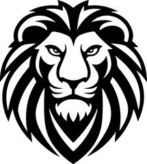 Lion sign. Design element for logo, label, emblem, sign.