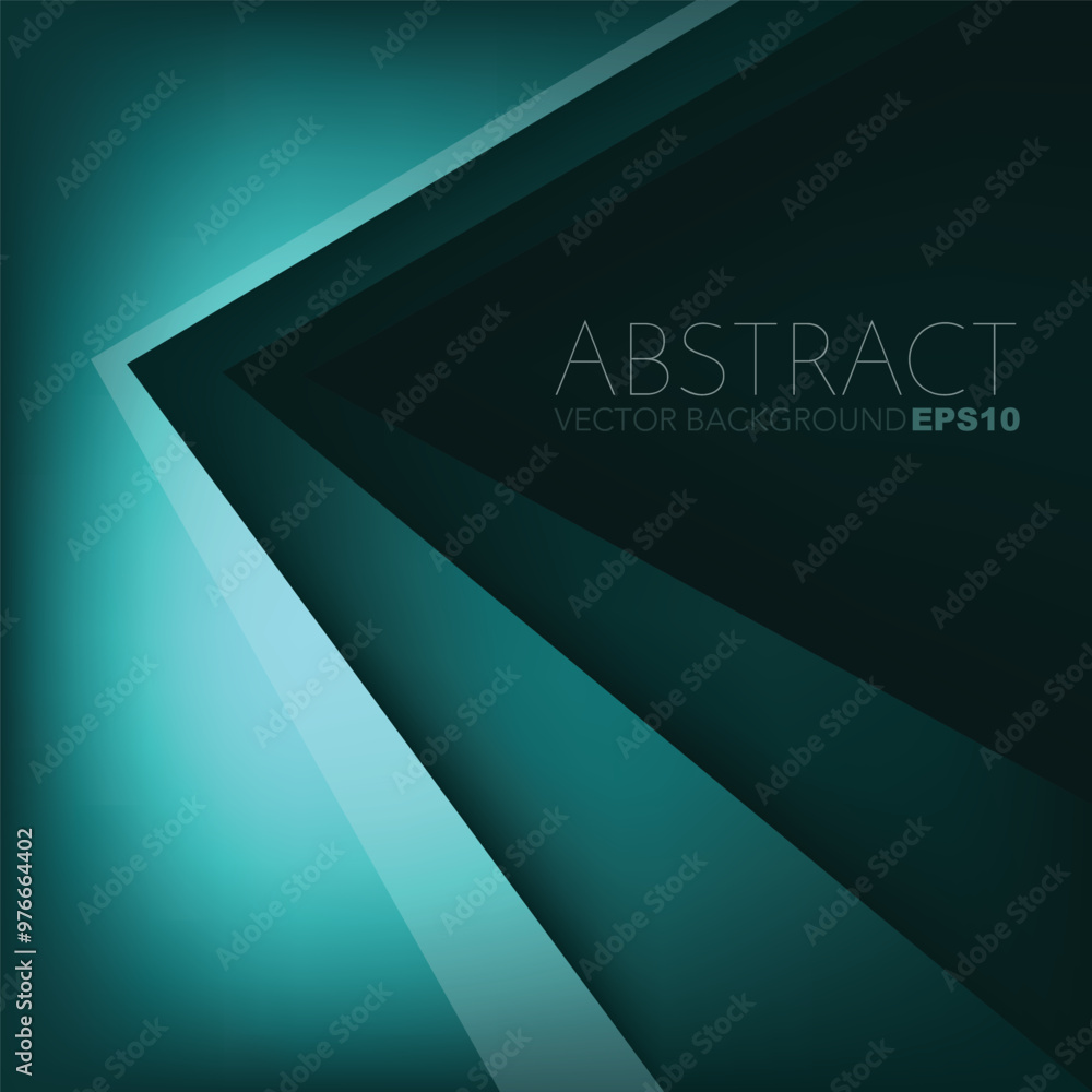 Poster graphic geometric triangle overlap vector layer background for text and message design