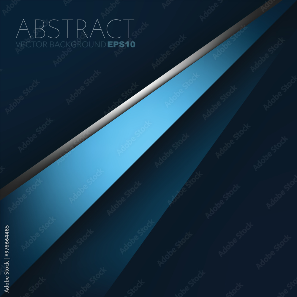 Fototapete graphic geometric triangle overlap vector layer background for text and message design
