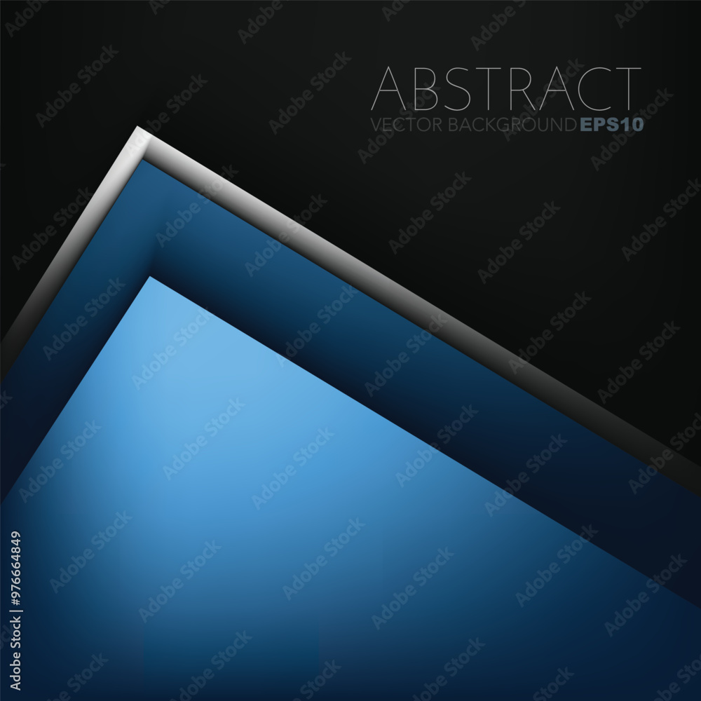 Poster graphic geometric triangle overlap vector layer background for text and message design