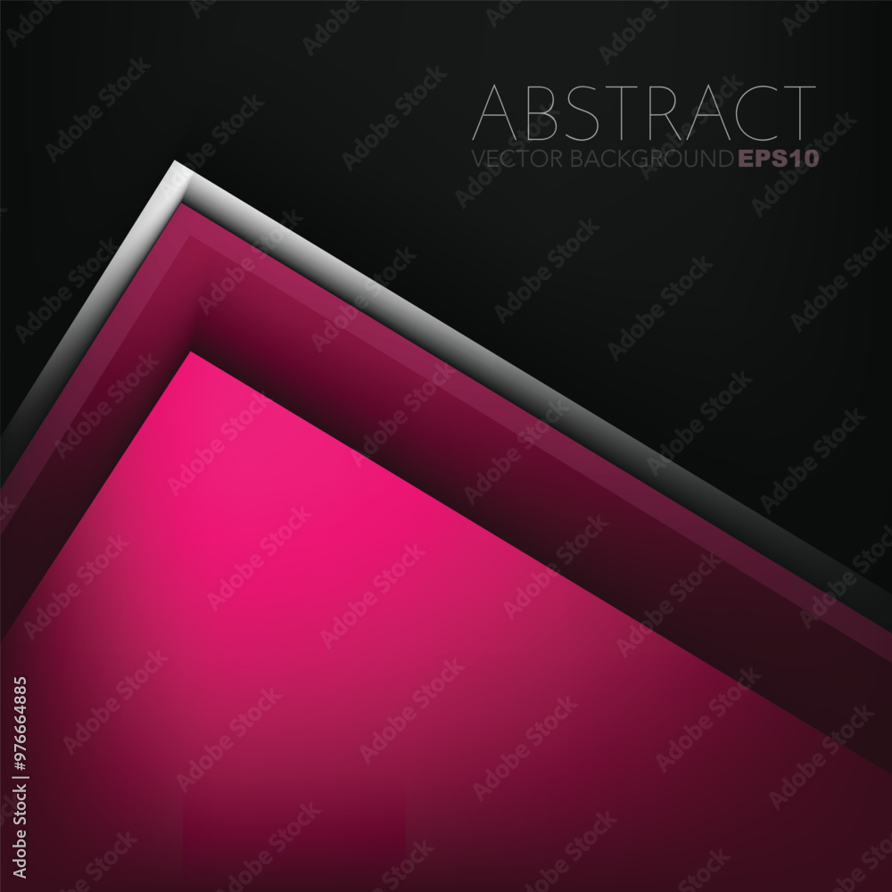 Poster graphic geometric triangle overlap vector layer background for text and message design
